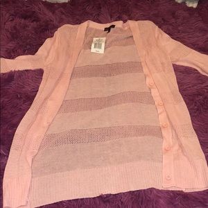 Light pink cardigan